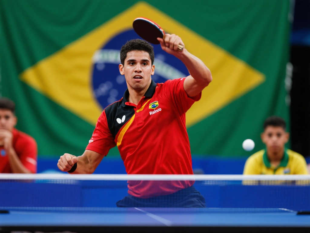 历史性突破!雨果成为首位晋级乒乓球世界杯男单决赛的巴西球员 历史性突破!雨果成为首位晋级乒乓球世界杯男单决赛的巴西球员